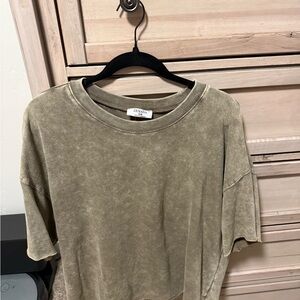 Zenana Olive Green Casual Top